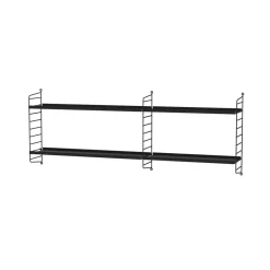 String String Shelves*children's room - Combination I Black