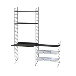 String String Shelves*children's room - Combination E Black