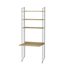 String String Shelves*children's room oak & black - Combination C Beige