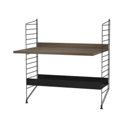 String String Shelves*children's room walnut & black - Combination A Brown