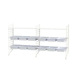 String String Shelves*children's room & beige - Combination F White