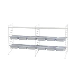 String String Shelves*children's room - Combination F White