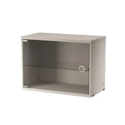 String String Shelves|Display & Glass Cabinets*display cabinet, , 58x30 cm Beige
