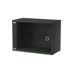 String String Shelves|Display & Glass Cabinets*display cabinet, Dark , 58x30 cm Grey
