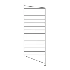 String String Shelves*floor panels, Dark , 85x30 cm, 1-pack Grey