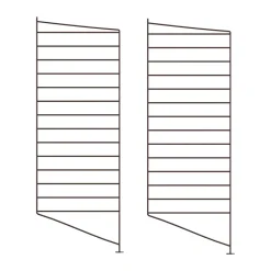 String String Shelves*floor panels, Dark , 85x30 cm, 2-pack Brown