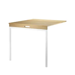String Dining Tables|String Shelves*folding table, Oak-white metal legs Beige