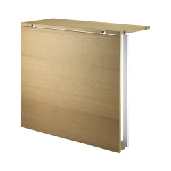 String Dining Tables|String Shelves*folding table, Walnut-white metal legs Brown
