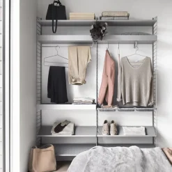 String Clothes Hooks & Hangers|String Shelves*hangers 4-pack, Beige