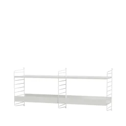 String Shelves & Shelving Systems|String Shelves*kitchen - Combination B White