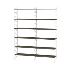 String String Shelves*living room walnut & white - Combination A Brown
