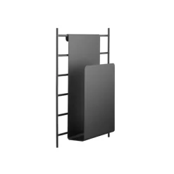 String String Shelves*magazine holder 17x27 cm, Black