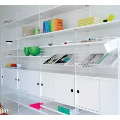 String String Shelves*magazine shelf wire, Beige