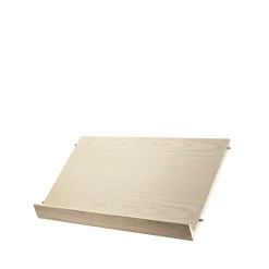 String String Shelves*magazine shelf wood, Ash veneer, 58x30 cm Beige