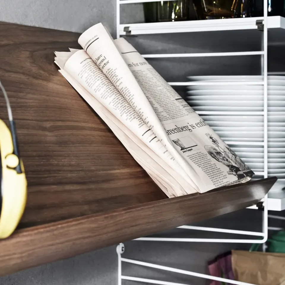 String String Shelves*magazine shelf wood, Walnut, 58x30 cm Brown