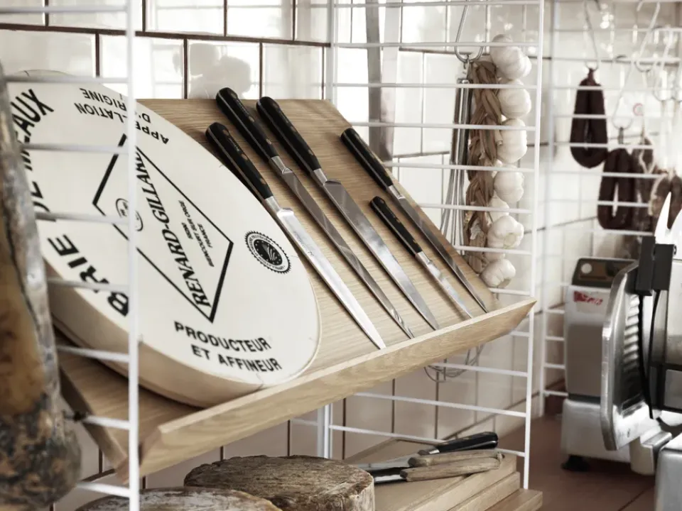 String String Shelves*magazine shelf wood, Oak, 78x30 cm Beige