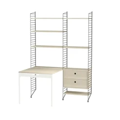 String String Shelves*office ash & black - Combination E Beige
