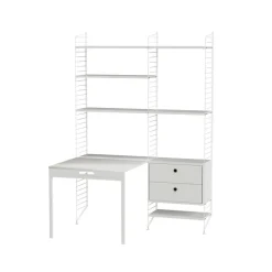 String String Shelves*office Combination E - White