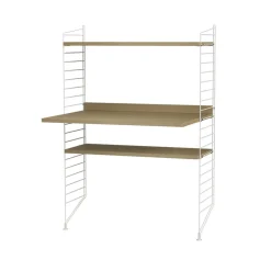 String String Shelves*office oak & white - Combination H Beige