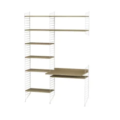 String String Shelves*office oak & white - Combination G Beige