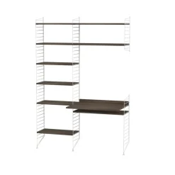 String String Shelves*office walnut & white - Combination G Brown