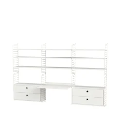 String String Shelves*office & beige - Combination F White