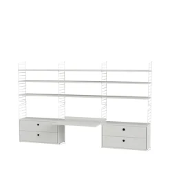 String String Shelves*office - Combination F White