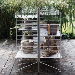 String Shelves & Shelving Systems|String Shelves*outdoor galvanized - Combination L Grey