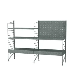 String String Shelves|Shelves & Shelving Systems*outdoor galvanized - Combination K Grey