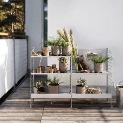 String String Shelves|Shelves & Shelving Systems*outdoor galvanized - Combination K Grey