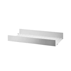 String Shelves & Shelving Systems|String Shelves*Outdoor shelf, Galvanized-58x30 cm-high edge Grey