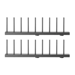 String String Shelves*plate rack, , 30 cm, 2-pack Black