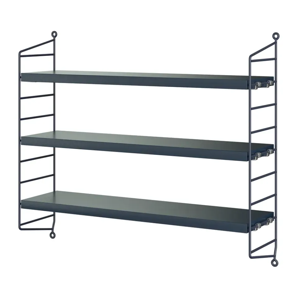 String String Shelves|Shelves & Shelving Systems*Pocket wall shelf, Nybro Blue