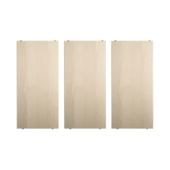 String String Shelves*shelf, Ash, 58x30 cm, 3-pack Beige