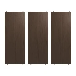 String String Shelves*shelf, Dark oak, 78x30 cm, 3-pack Brown