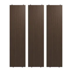 String String Shelves*shelf, Dark oak, 78x20 cm, 3-pack Brown