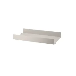 String Shelves & Shelving Systems|String Shelves*shelf metal, , 58x30 cm, high edge Beige