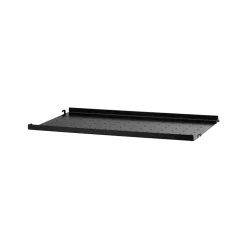 String Shelves & Shelving Systems|String Shelves*shelf metal, , 58x20 cm, low edge Black