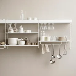 String String Shelves*shelf metal, , 78x30 cm, high edge White