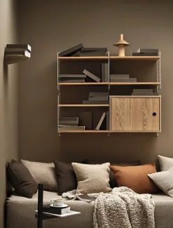 String String Shelves*shelf, Oak, 58x30 cm, 3-pack Beige