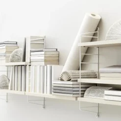 String String Shelves|Shelves & Shelving Systems*shelf Pocket ash-white, ash-white BrownWhite
