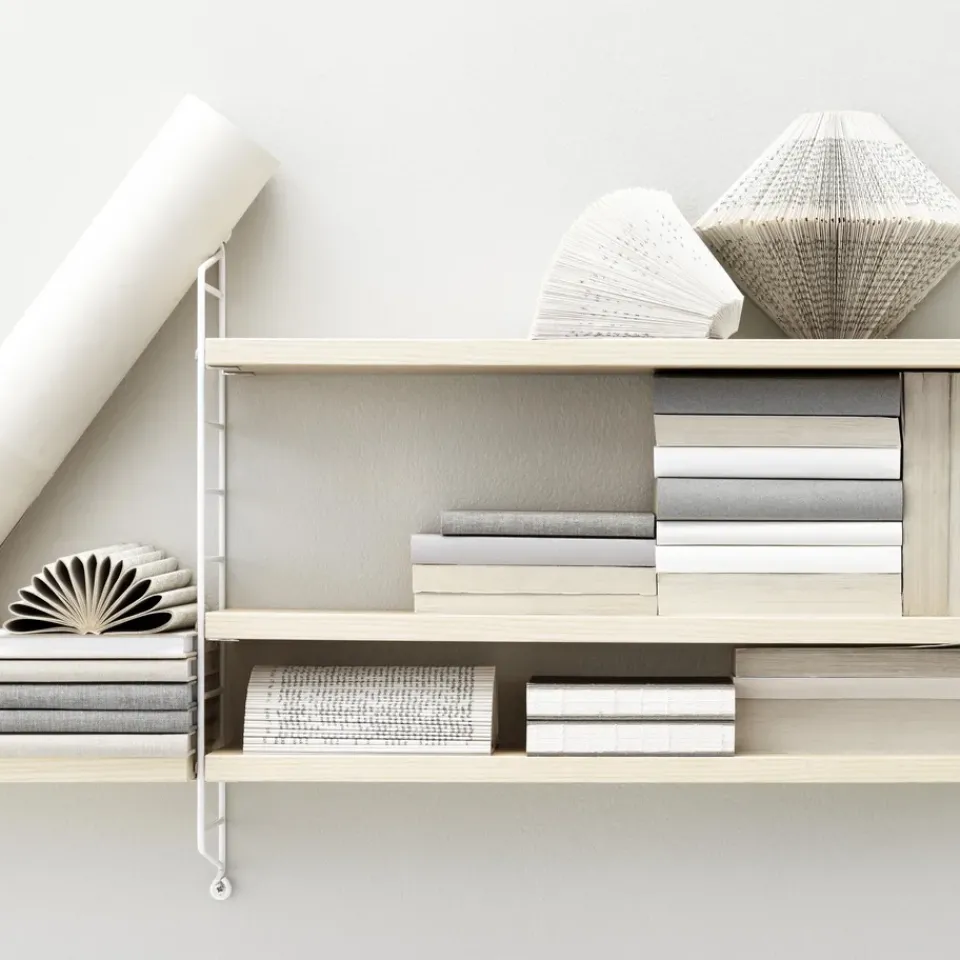 String String Shelves|Shelves & Shelving Systems*shelf Pocket ash-white, ash-white BrownWhite