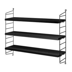String String Shelves|Shelves & Shelving Systems*shelf Pocket stained ash, stained ash Black
