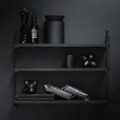 String String Shelves|Shelves & Shelving Systems*shelf Pocket stained ash, stained ash Black