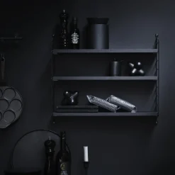 String String Shelves|Shelves & Shelving Systems*shelf Pocket stained ash, stained ash Black