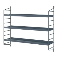 String String Shelves|Shelves & Shelving Systems*shelf Pocket metal, Sergel Grey