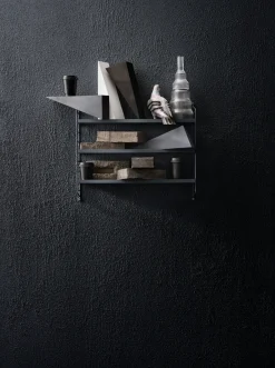 String String Shelves|Shelves & Shelving Systems*shelf Pocket metal, Sergel Grey