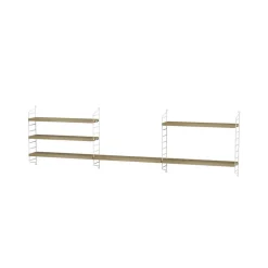 String String Shelves*shelf Pocket oak-white, oak-white Beige