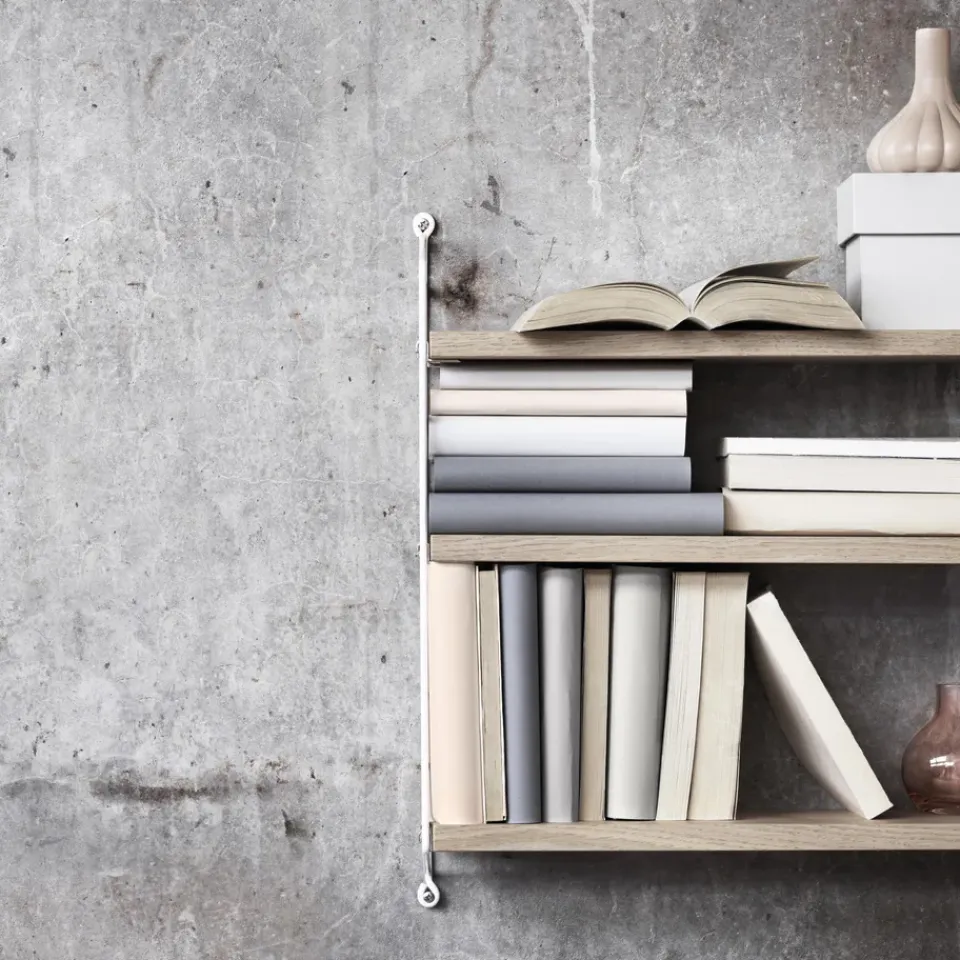 String String Shelves|Shelves & Shelving Systems*shelf Pocket oak-white, oak-white BrownWhite