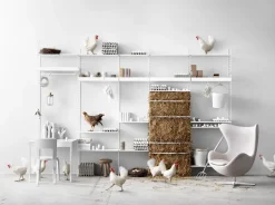 String String Shelves*shelf, , 78x30 cm, 3-pack White